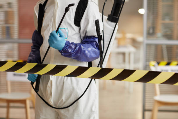 Professional Biohazard Cleanup technician working in New Blaine, AR